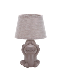 LUMETTO "MONKEY NON VEDO" MARRONE, E14